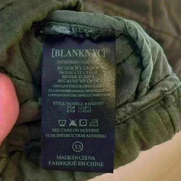 Blank NYC Green Quilted Puffer Coat - Picture 7 of 9